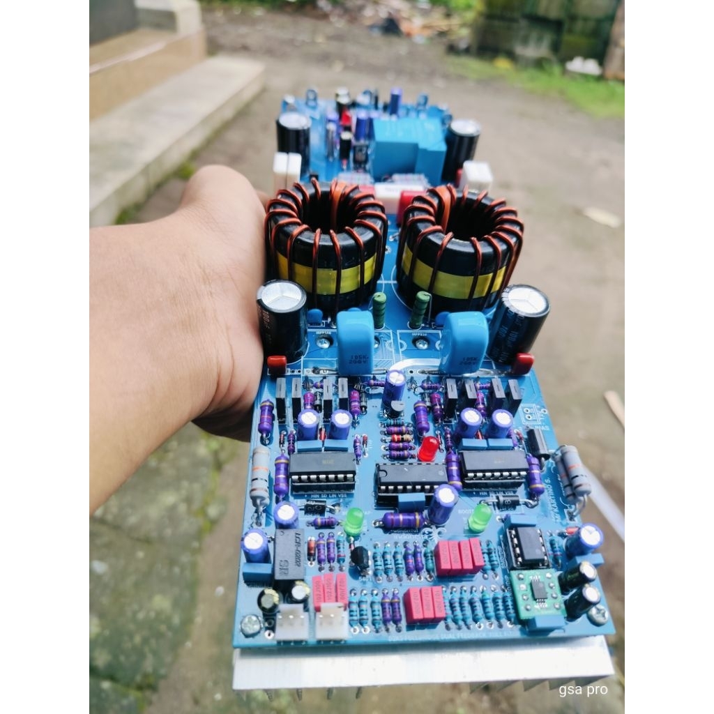 Class D 2k5 Fullbridge D2K5 Dobel Feedback Kit Power Amplifier + limiter.