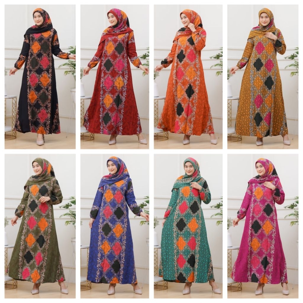Gamis Set Hijab Storjoan ori. gamis set hijab terbaru