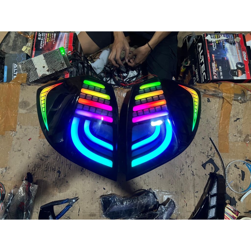 New Stoplamp Honda Jazz Ge8 tahun 2008-2014 Custom Smoke RGB Matrix