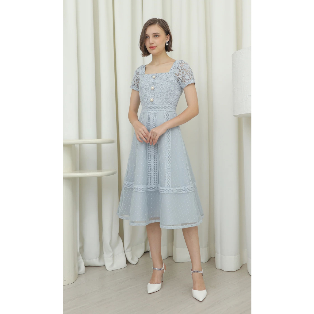 POSHTURE - Lulu Dress in Blue