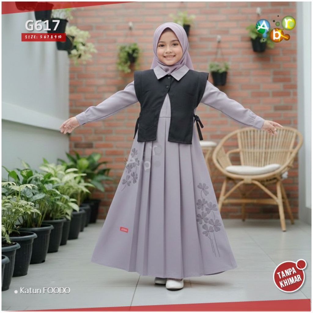 Gamis ABR anak perempuan
