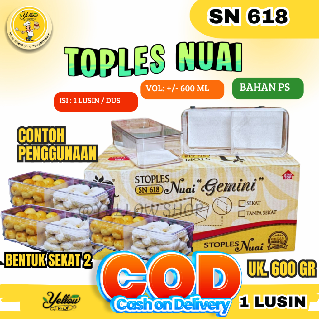 TOPLES NUAI SN 618 SEKAT 2 1LUSIN