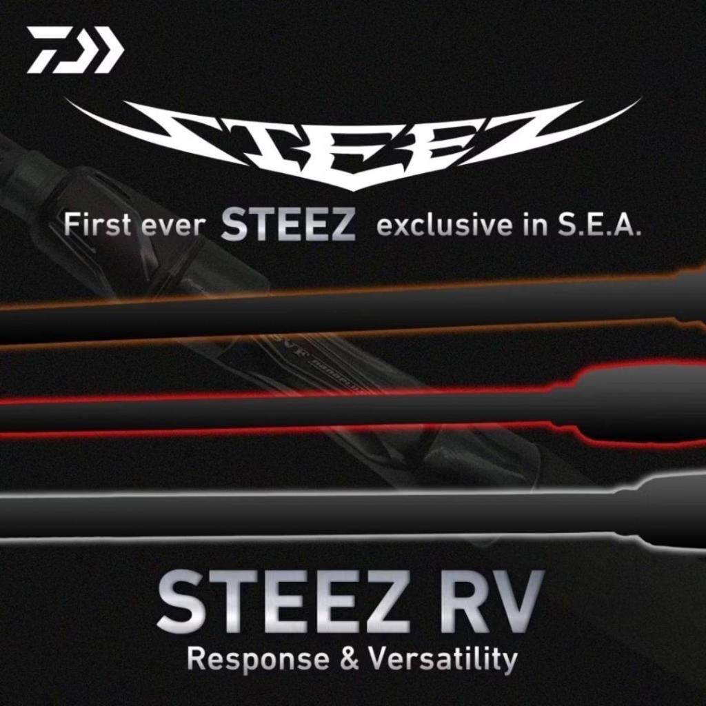 Joran Pancing Daiwa Steez RV Response and Versatility S.E.A Model 2024 Rod OH/Baitcast Joran Pancing