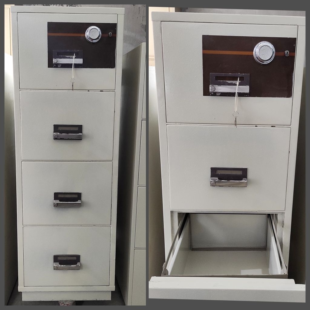 Second RPF Fireproof 4 Laci Mek Capstone Brankas Laci Lemari Besi Tahan Api