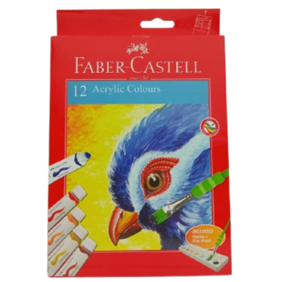 Acrylic Colours Cat Akrilik Set 12 Warna