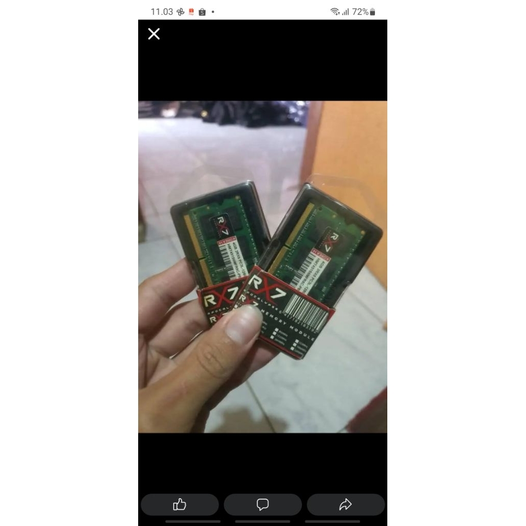 ram ddr 3 L sodim 4 x 2 (8gb)