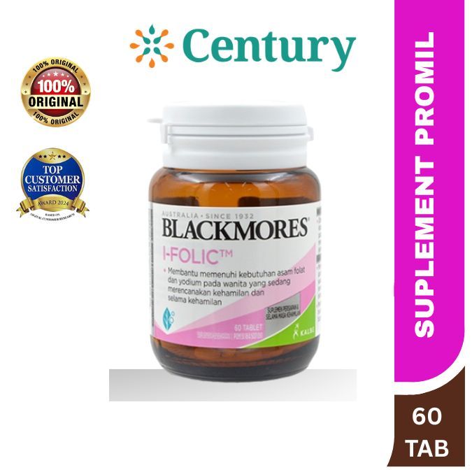 Blackmores I-Folic 60's / Asam Folat / Suplemen