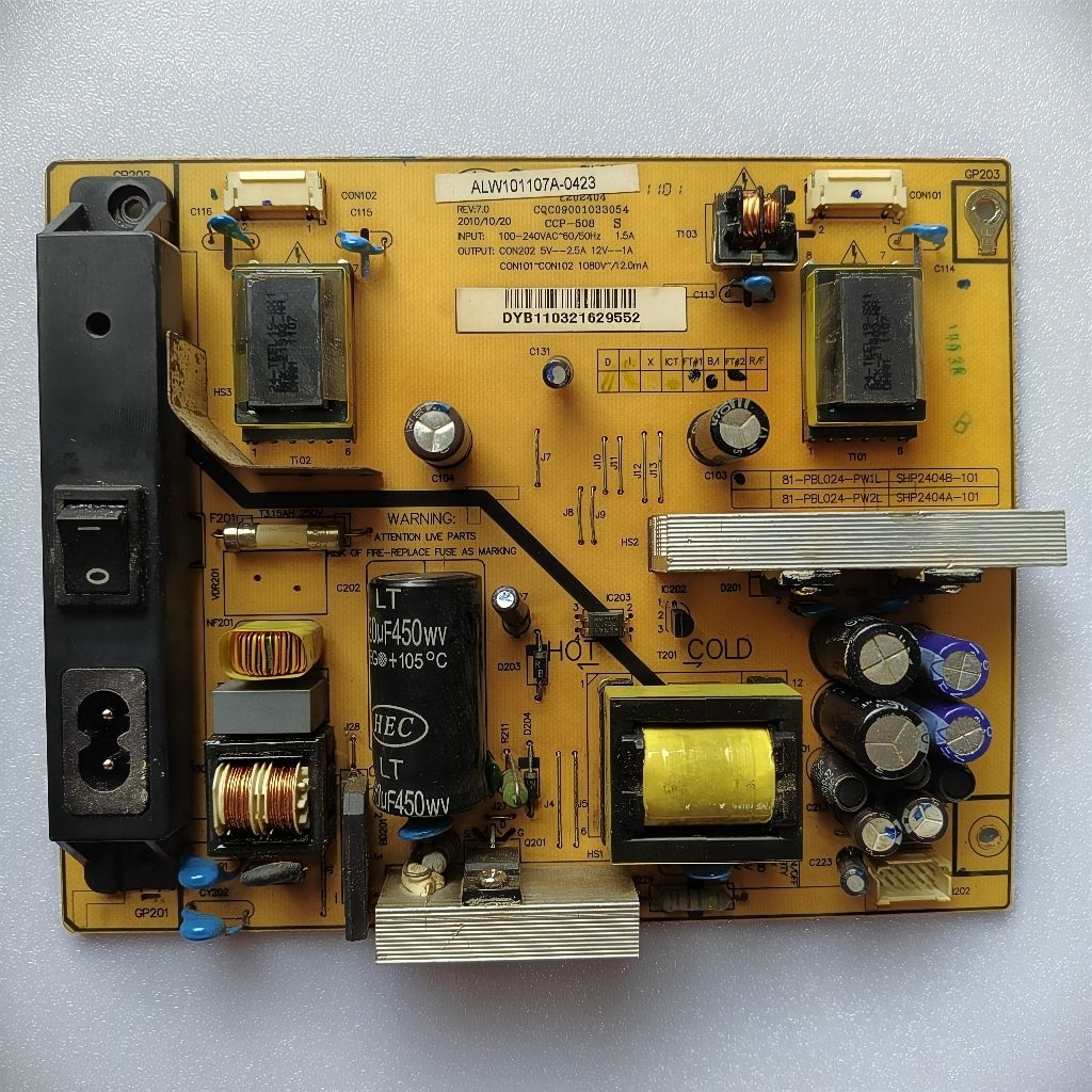 promo  PSU Power Supply TV LCD LED TCL 24 Inch tipe L24D10F cabutan normal tested mulus no minus mes