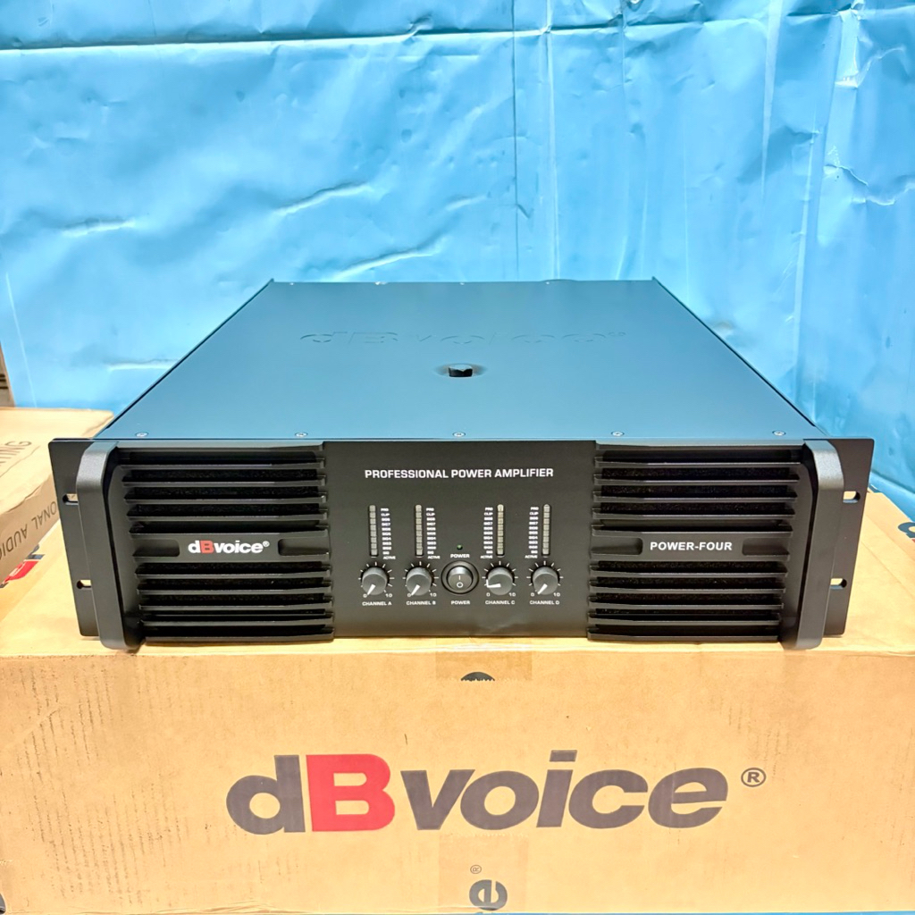 Power db voice POWER FOUR Original Amplifier 4 Channel Class H 3U DB VOICE  POWERFOUR