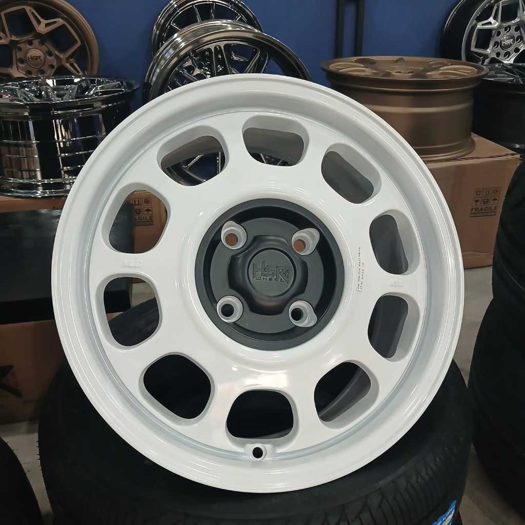 Vleg HSR KLG13 R16 LEBAR 7 PCD 4X100 cocok buat mobil brio,sigra,agya,ayla,DLL
