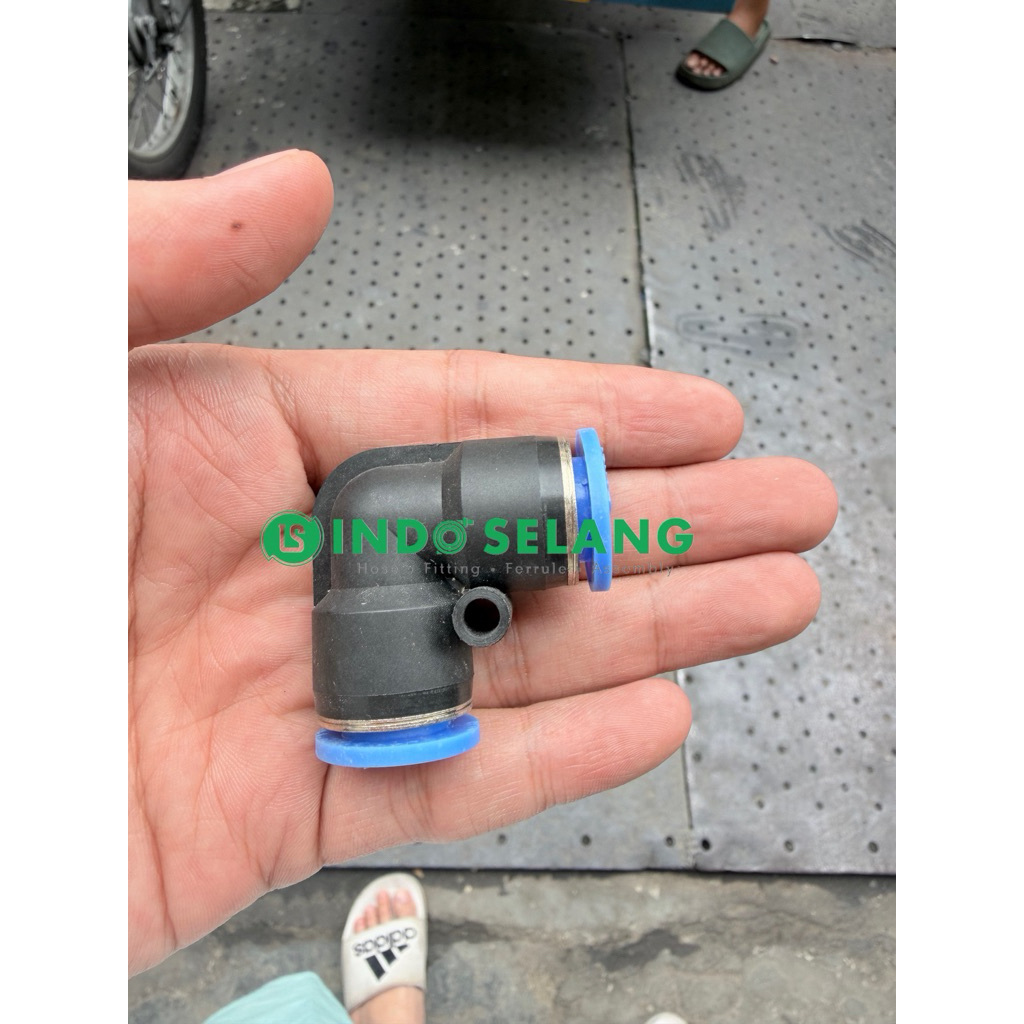 PNEUMATIC FITTING PUL ELBOW / SAMBUNGAN SELANG L TUBING NYLON SHPI