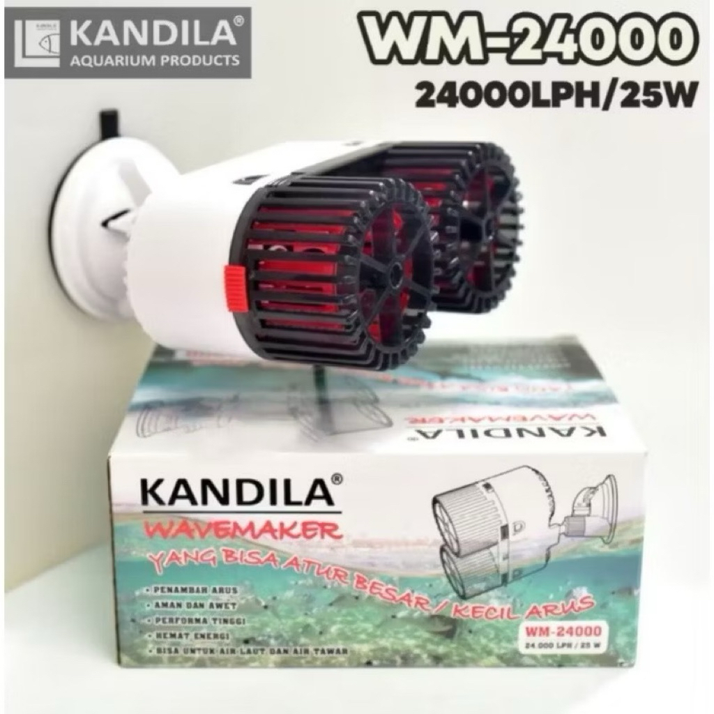 Wave Maker Kandila WM24000 Recent AA WM24000 Pembuat ombak aquascape Ikan hias