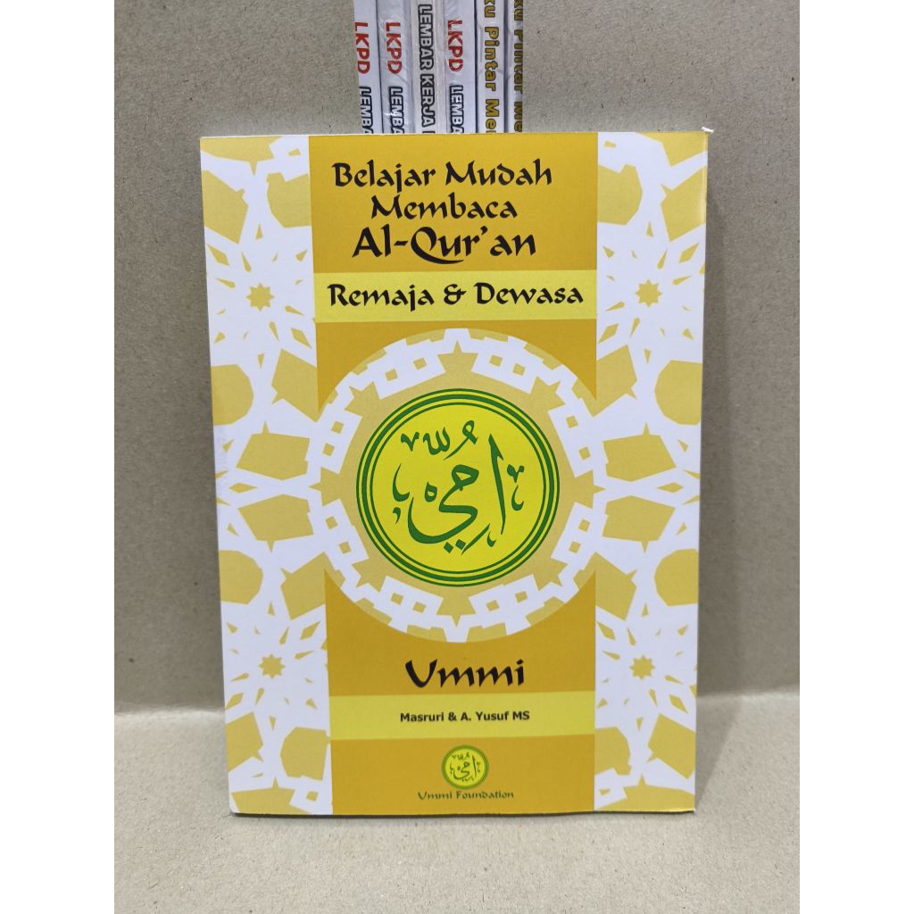BUKU BELAJAR MUDAH MEMBACA AL-QURAN UNTUK REMAJA DAN DEWASA UMMI