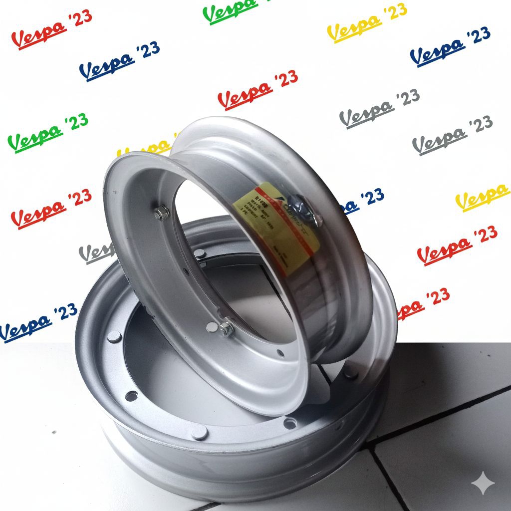 Velg vespa danmotor ring 8 dan ring 10