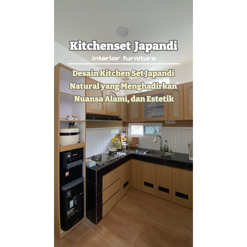 KITCHENSET JAPANDI/KITCHENSET CUSTOM FINISHING HPL/KITCHENSET CUSTOM