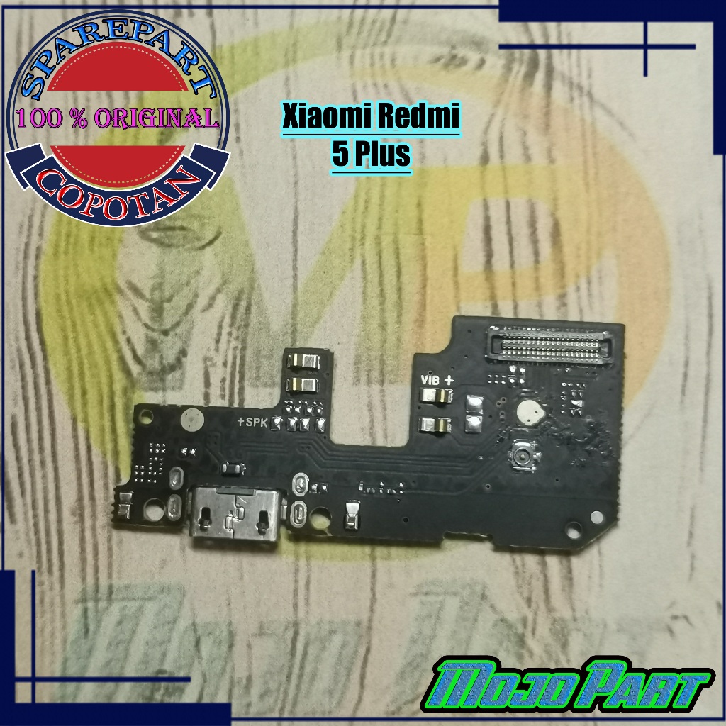 Xiaomi Redmi 5 Plus Papan Konektor Cas PCB Board Charger Mesin Bawah Copotan | Mojo Part