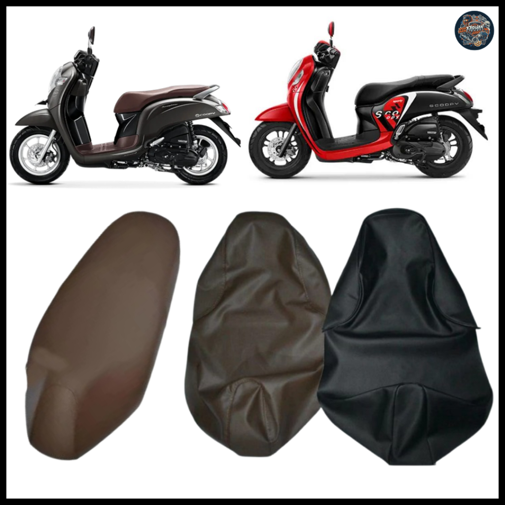 KULIT JOK MOTOR HONDA SCOOPY SARUNG JOK MOTOR HONDA SCOOPY COVER JOK MOTOR SCOOPY