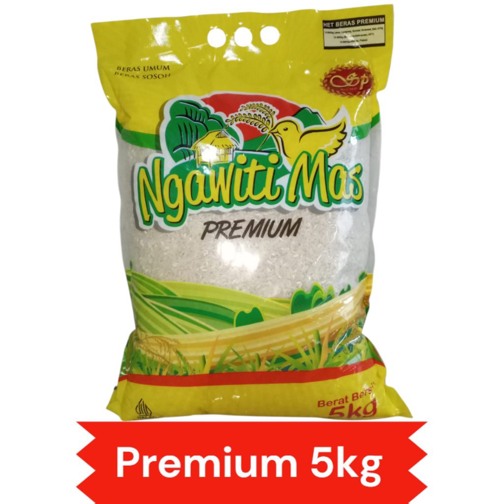 BERAS PREMIUM NGAWITI MAS 5KG