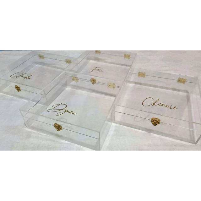 Box bridesmaid akrilik // Box groomsmen Akrilik // box akrilik