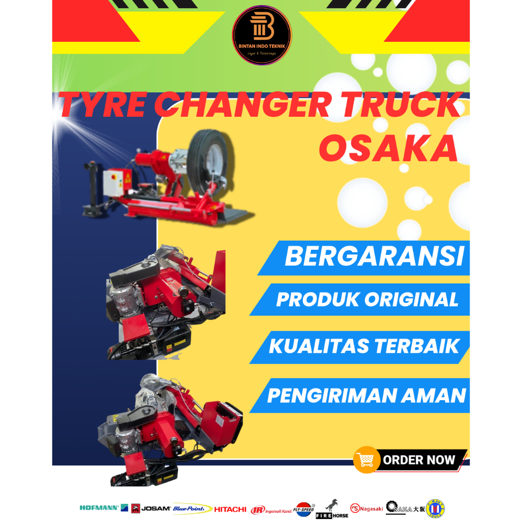 ALAT BONGKAR PASANG BAN TRUK OTOMATIS // TYRE CHANGER TRUCK OSAKA
