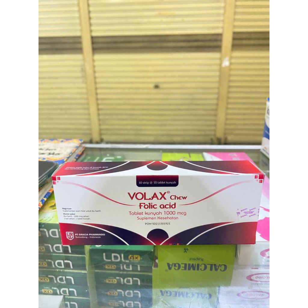 VOLAX CHEWABLE Suplemen Asam Folat untuk ibu hamil