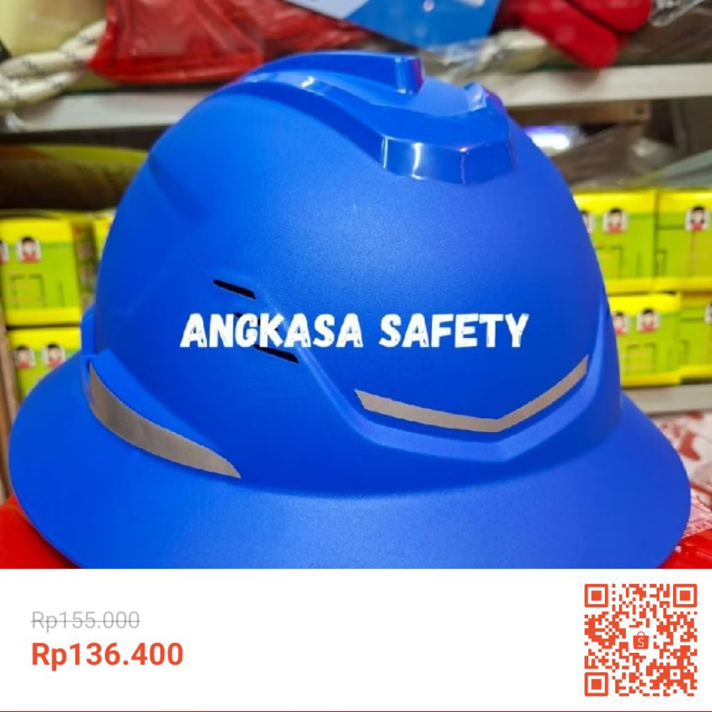Helm Safety MSA Original USA - Standar Proyek United Tractors