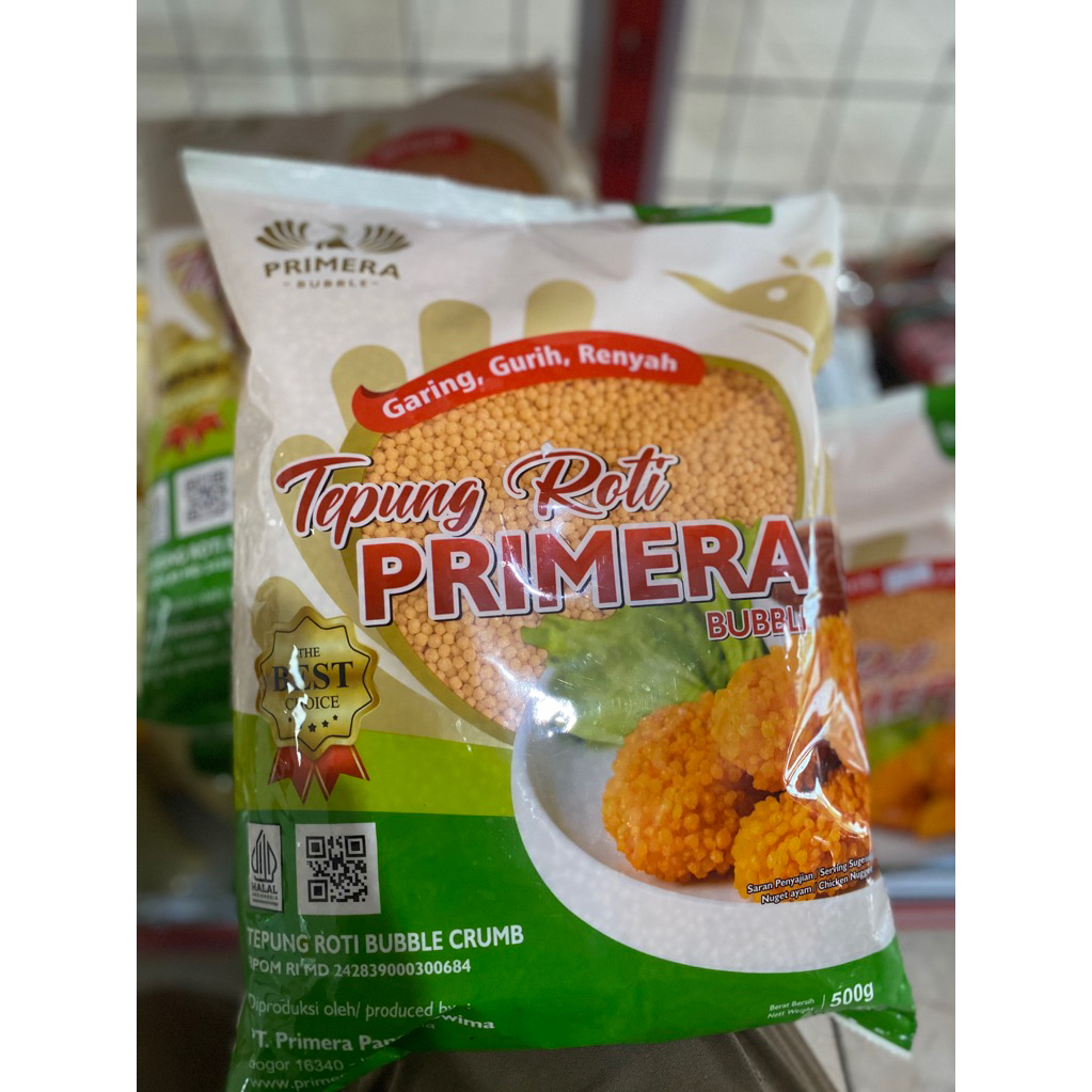 Tepung Roti Primera Bubble 500gr / tepung roti bubble crumb