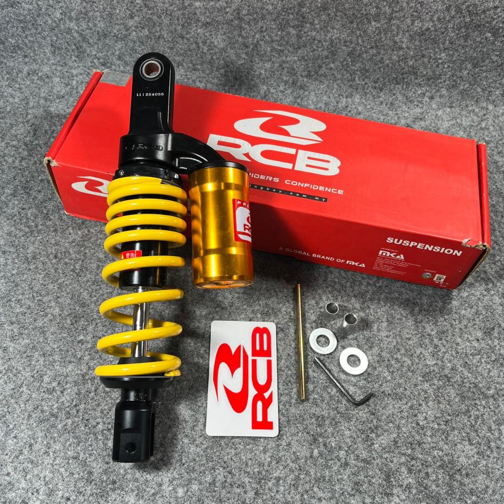 SHOCK BELAKANG TABUNG RCB MB-2 SERIES UKURAN 305mm MIO M3 / SOUL GT / BEAT KARBU / LEXI / FINO / MIO