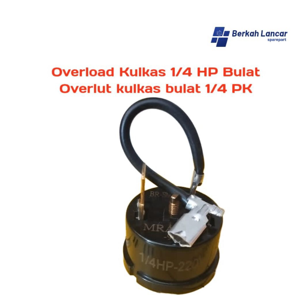 overload kulkas ¼ hp bulat, overload kulkas bulat ¼ pk