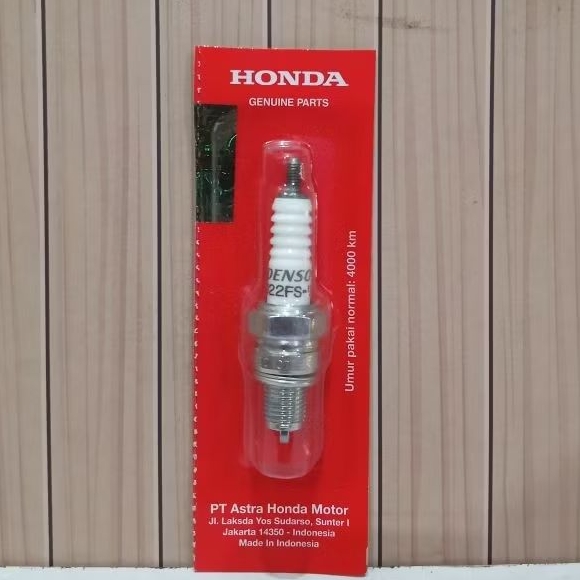 Busi U22 Pendek Busi Motor Supra, Supra X, Supra Fit, Revo, Vario, Beat Original ORI - 1 PCS