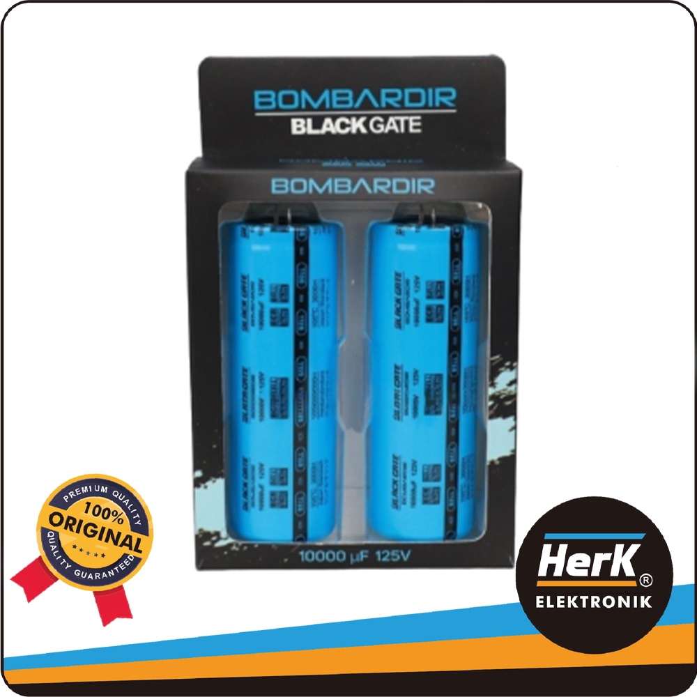 Elco Elko Kapasitor Capacitor Bombardir 10000uF 125V POWER PSU AUDIO (2 PCS)