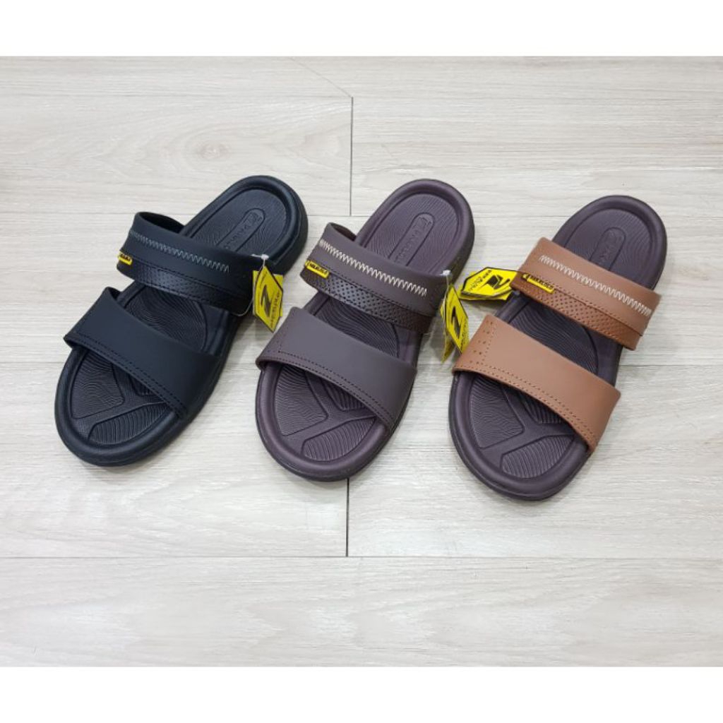 Pakalolo Boots - Sandal Kulit Pria Casual Slip On Karang 03 *Best Seller*