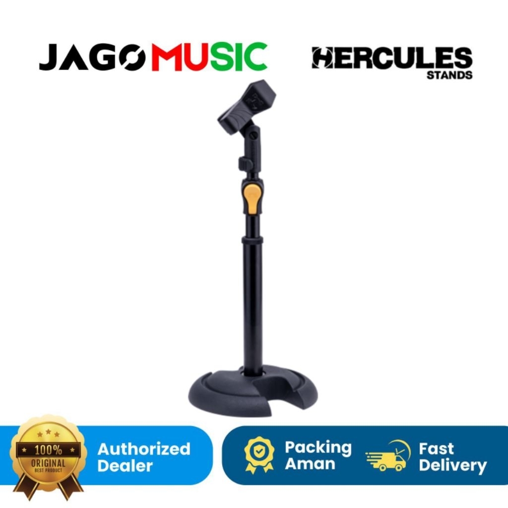 Stand Microphone Hercules MS100B Base Mic Stand Hercules MS 100B Stand Mic