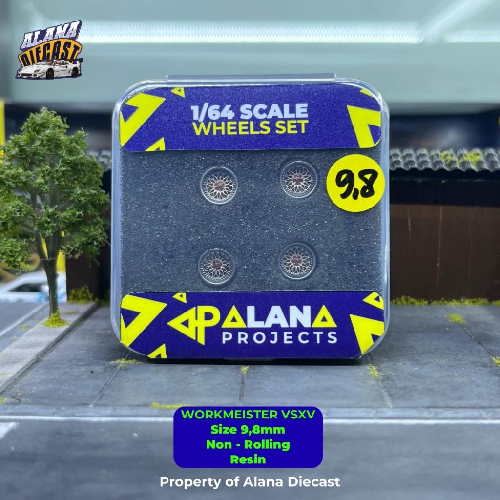 Ban Karet Diecast Skala 1:64 Model Workmeister Vsxv 9,8mm