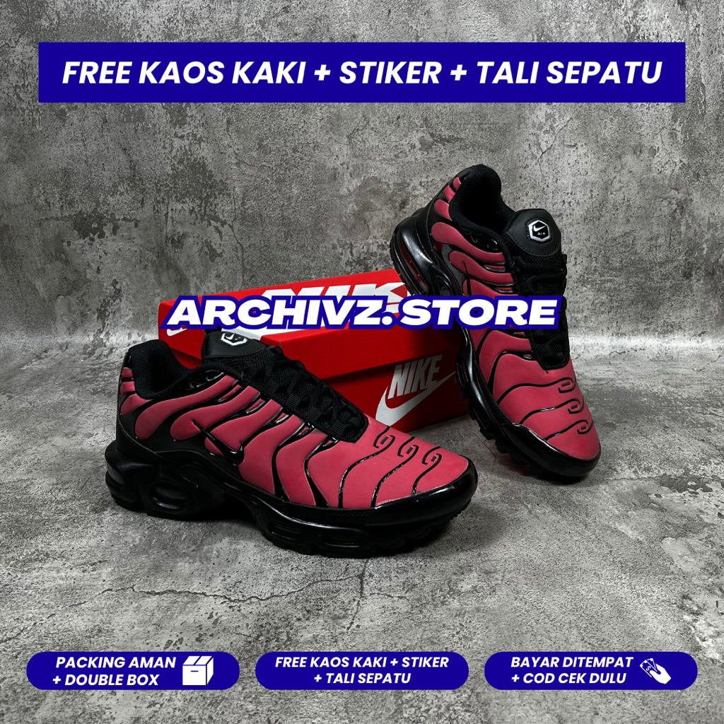 Sepatu Sneakers Pria Berubah Warna Hitam Merah