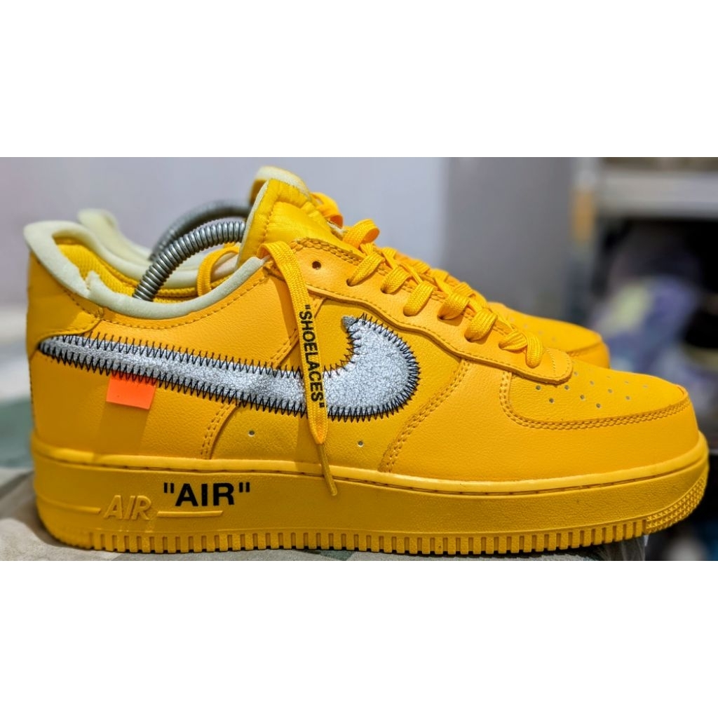sepatu AF1 x off white size 42 insole 26,5