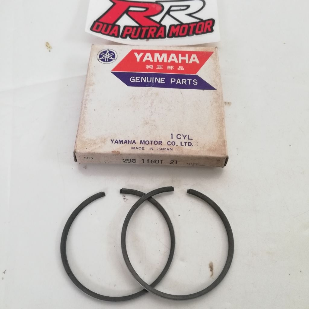 ring piston seher original ori yamaha v75 v 75 os oz oversize size uk ov ukuran 50 os50 298 japan