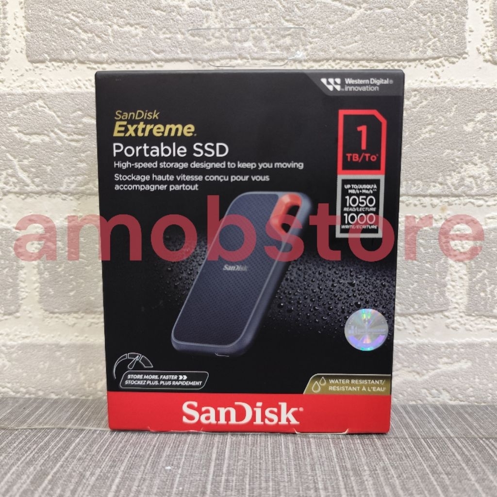 Hardisk Eksternal External Sandisk Extreme Portable SSD E61 1TB Type-C USB 3.2 V2 1050mb/s New BNIB 