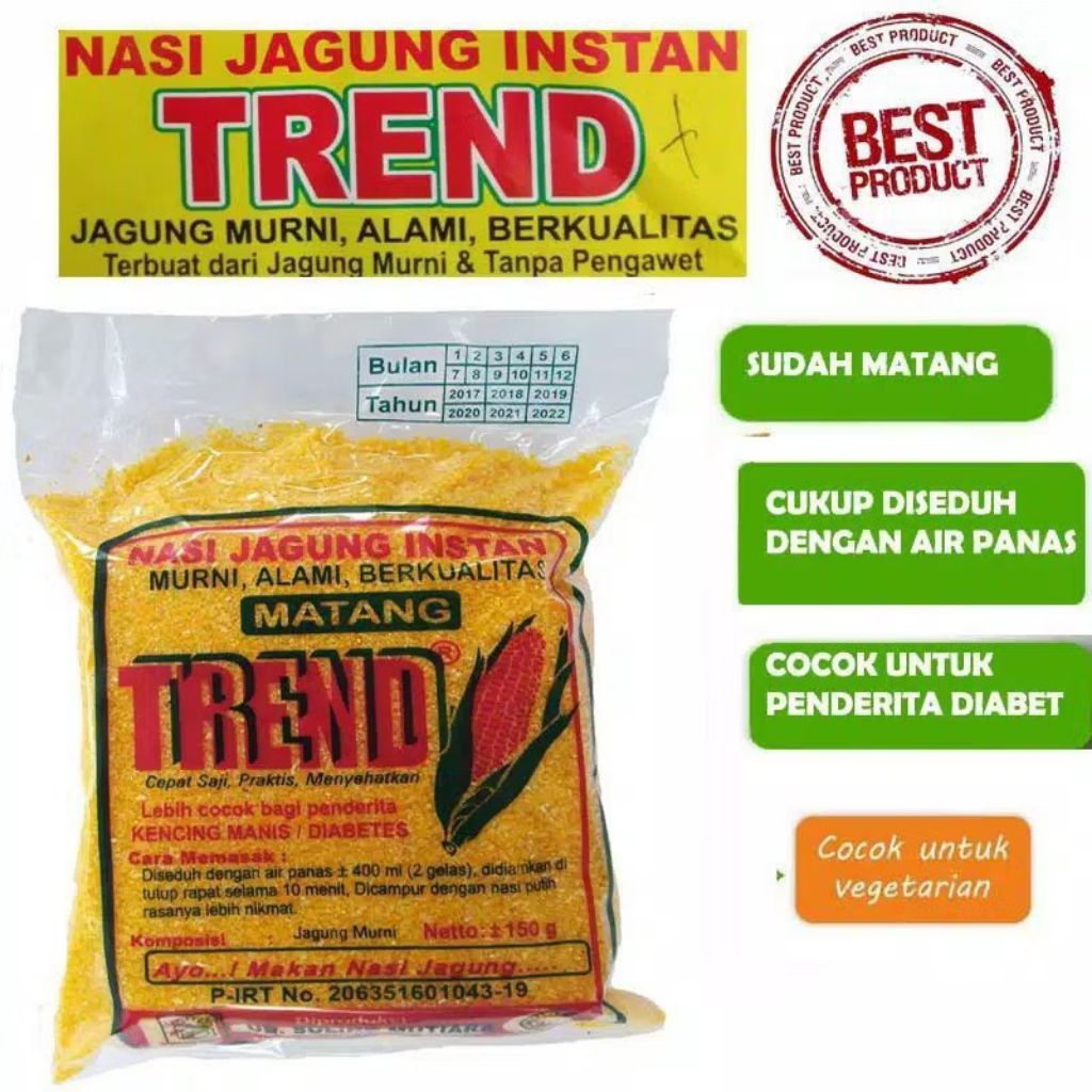 TREND NASI JAGUNG INSTAN 150 GRAM