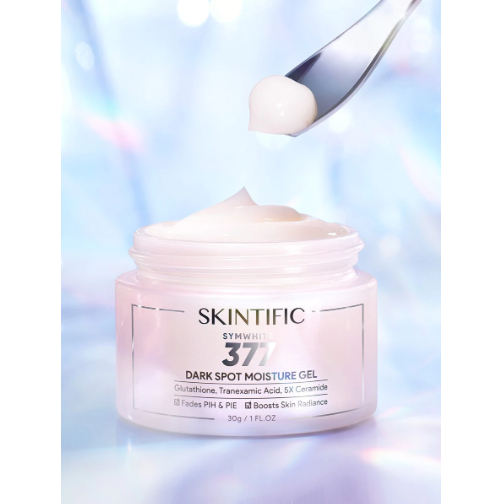 SKINTIFIC - 377 Dark Spot Moisturizer Gel 30g - Krim Wajah Untuk Semua Jenis Kulit/Kulit Kusam/Berje
