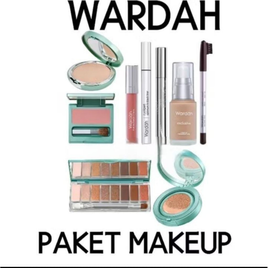 Paket Make-up Wardah Exclusive Series Lengkap Cocok Untuk Hantaran Seserahan