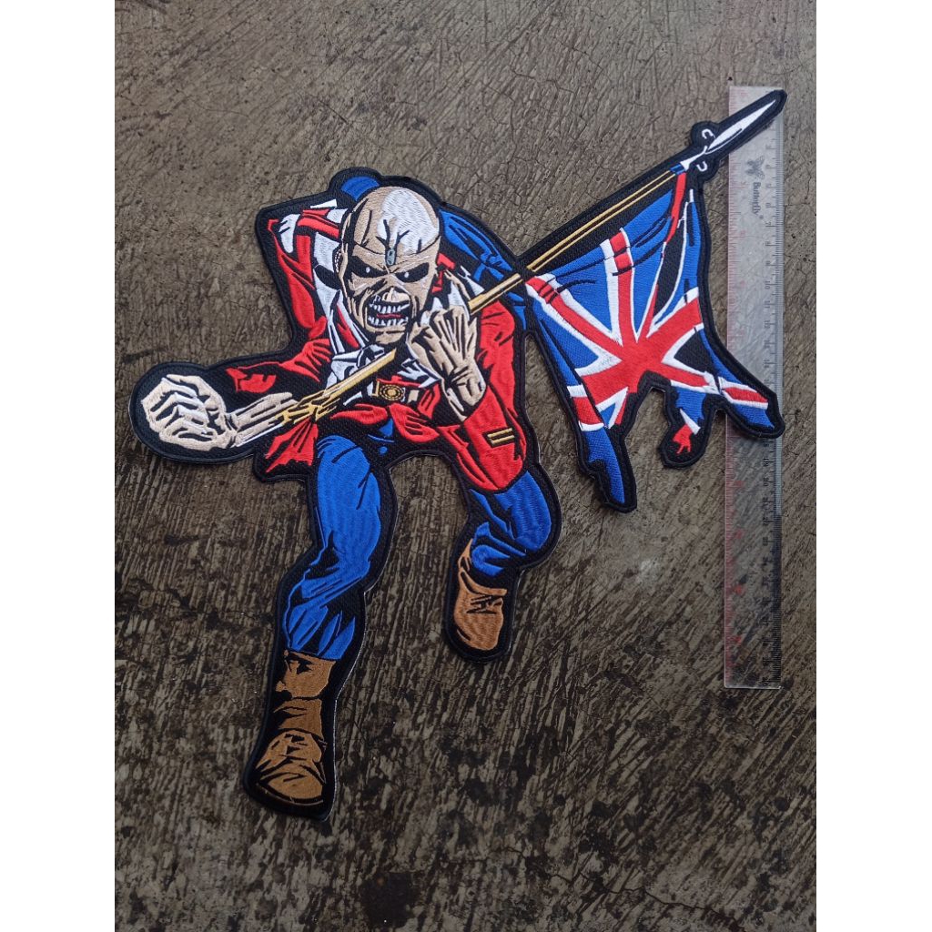 backpatch iron maiden trooper