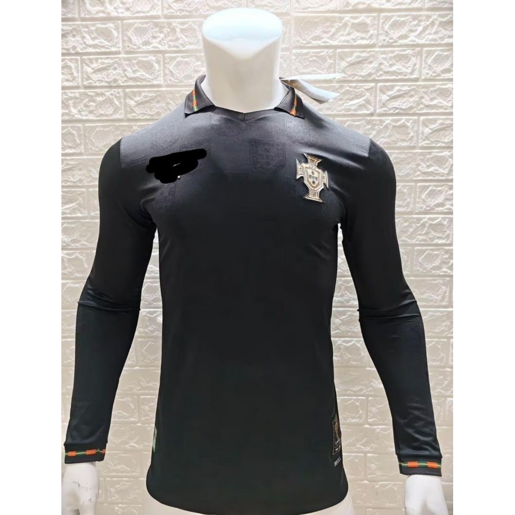 Jersey Kaos Baju Sepak Bola Timnas Portugal Portugis Ronaldo Home Away 3rd Third 4th Training Black 