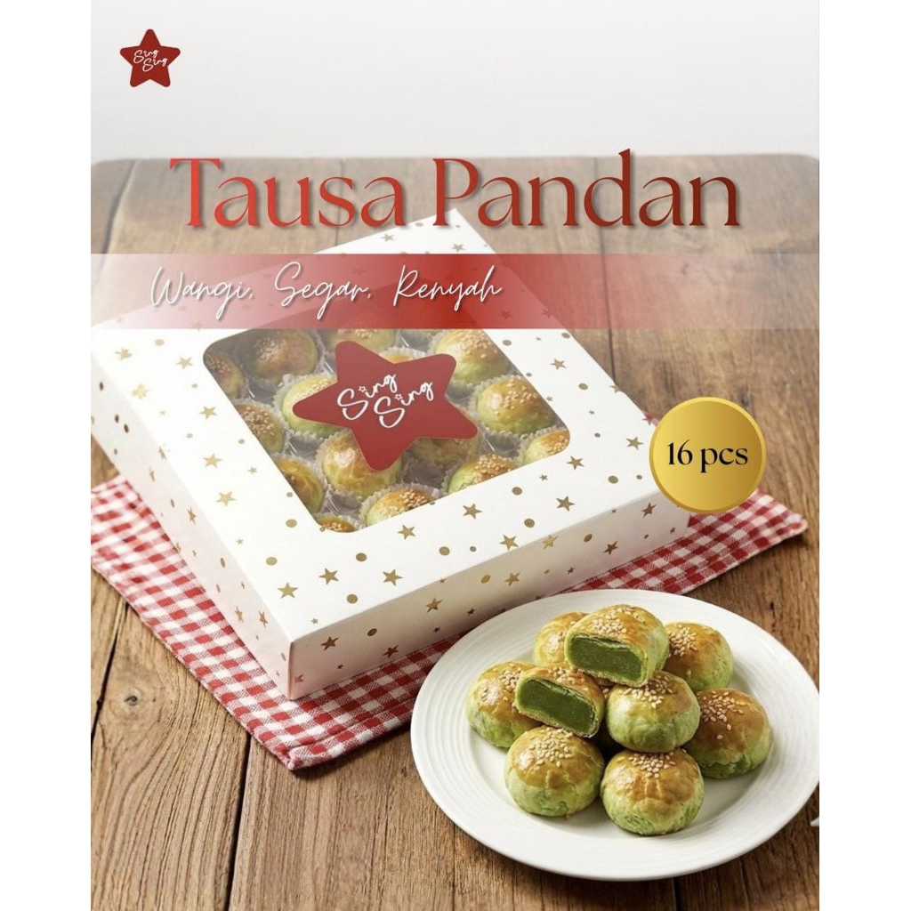 KUE PIA / TAUSA  KACANG HIJAU PANDAN