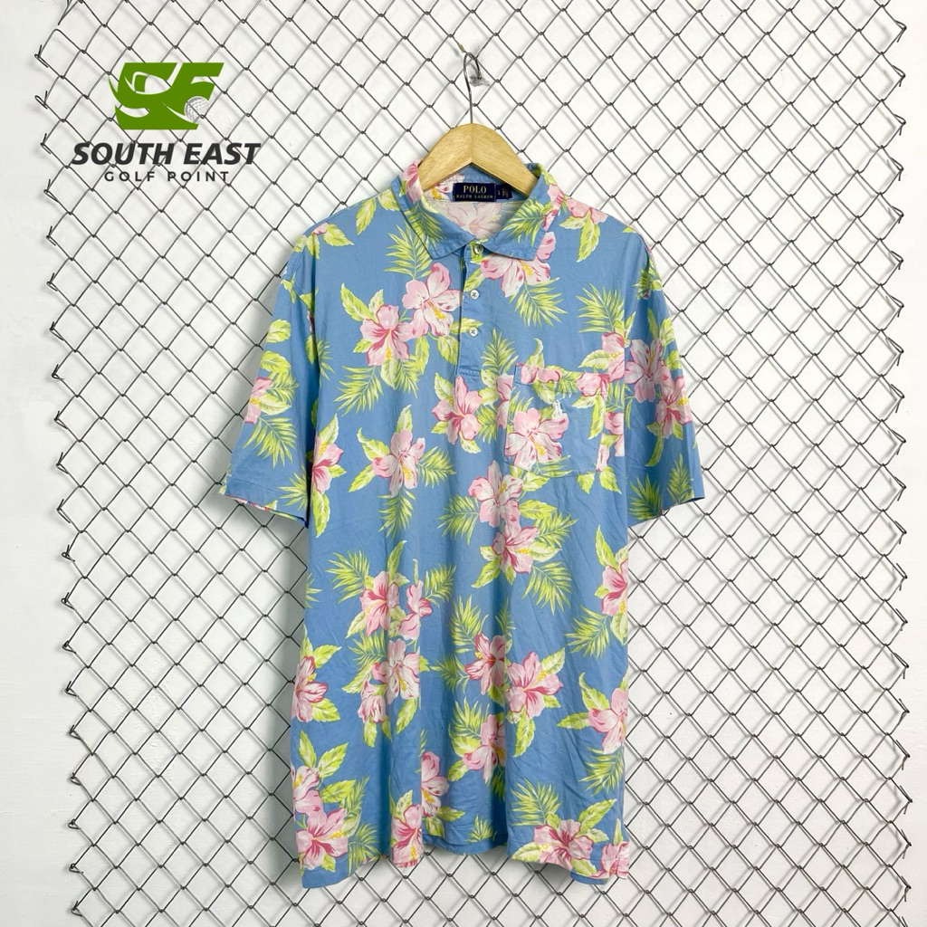 Polo Shirt Polo RL Original Motif Bunga Big Size