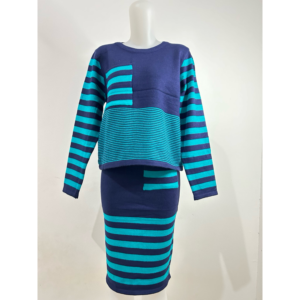 Setelan Baju Rok rajut import