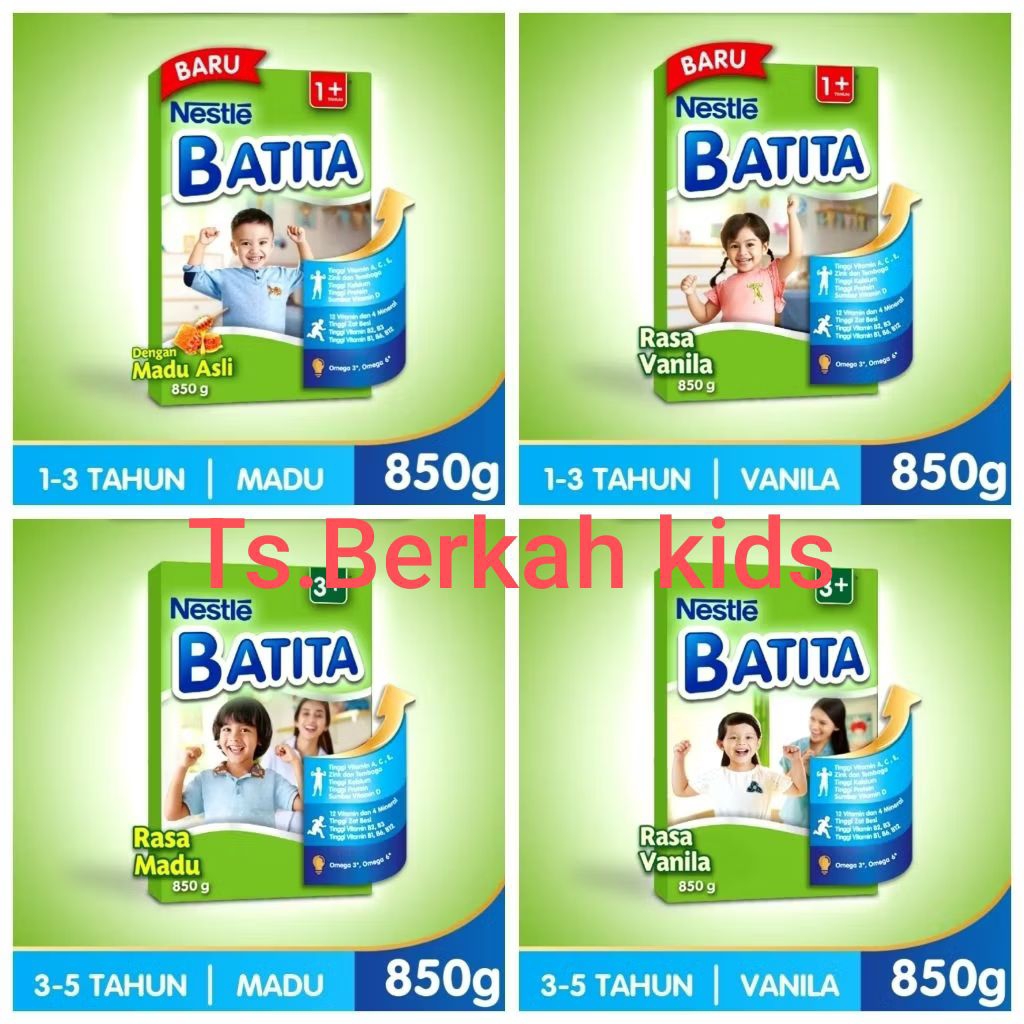 Nestlé BATITA 1+ | 3+ Madu/Vanila 850gram