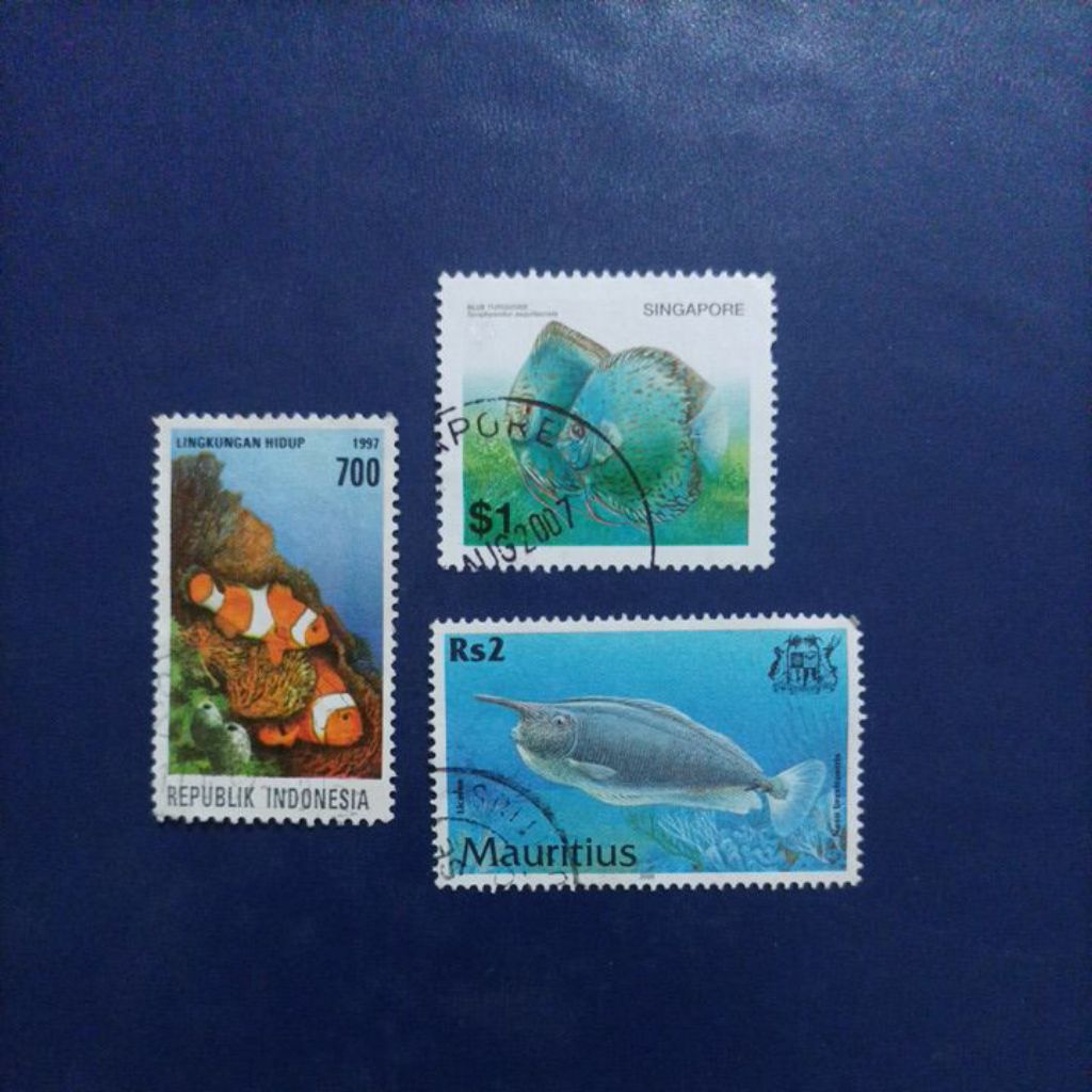 Perangko Tema IKAN Dalam/Luar Negeri