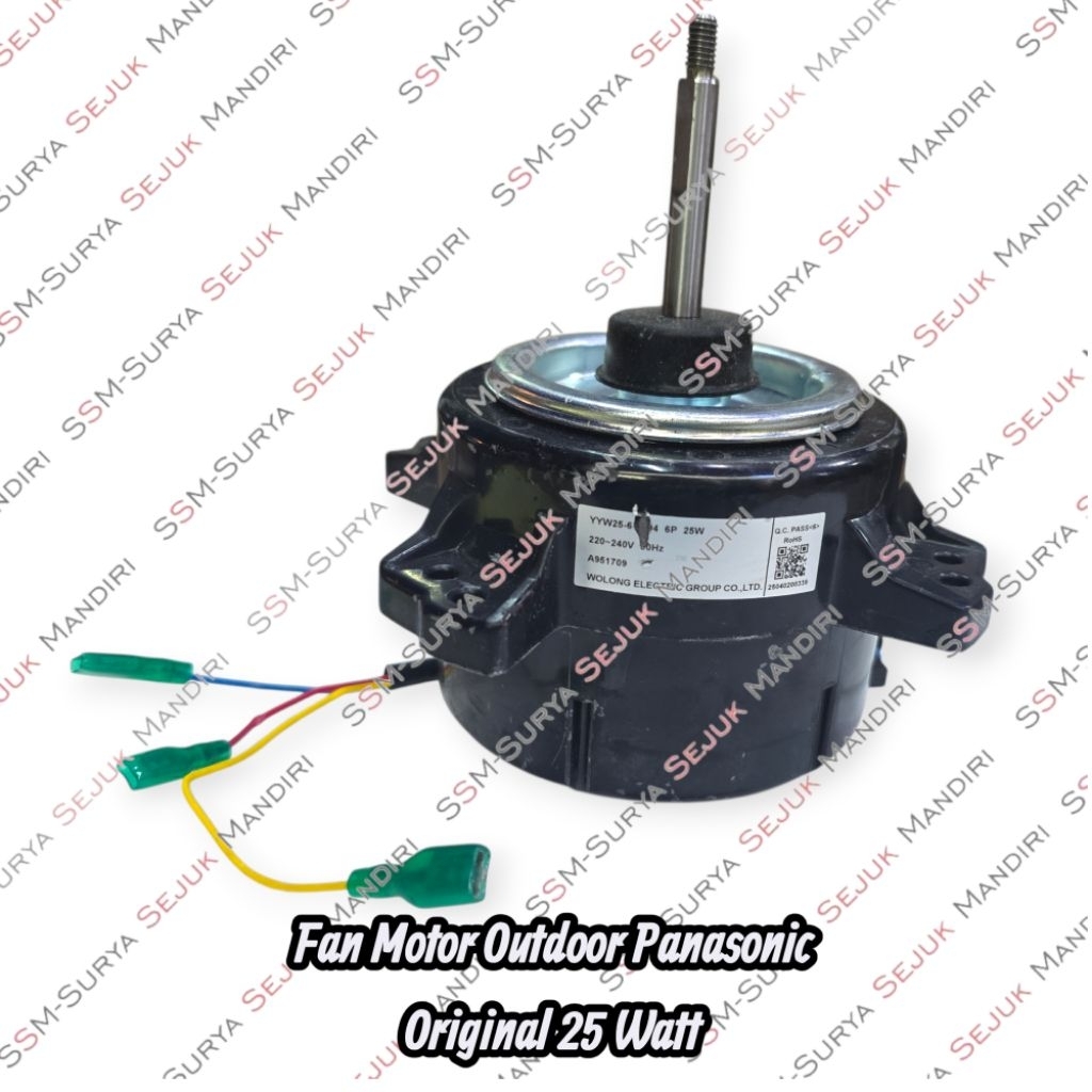Fan Motor Outdoor Ac Panasonic Daikin 25 Watt Original
