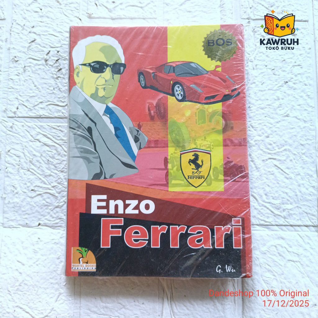 Enzo Ferrari - BOS Biografi Orang Sukses by G. Wu HARDCOVER Wortel Books Publishing - Komik Pengetah